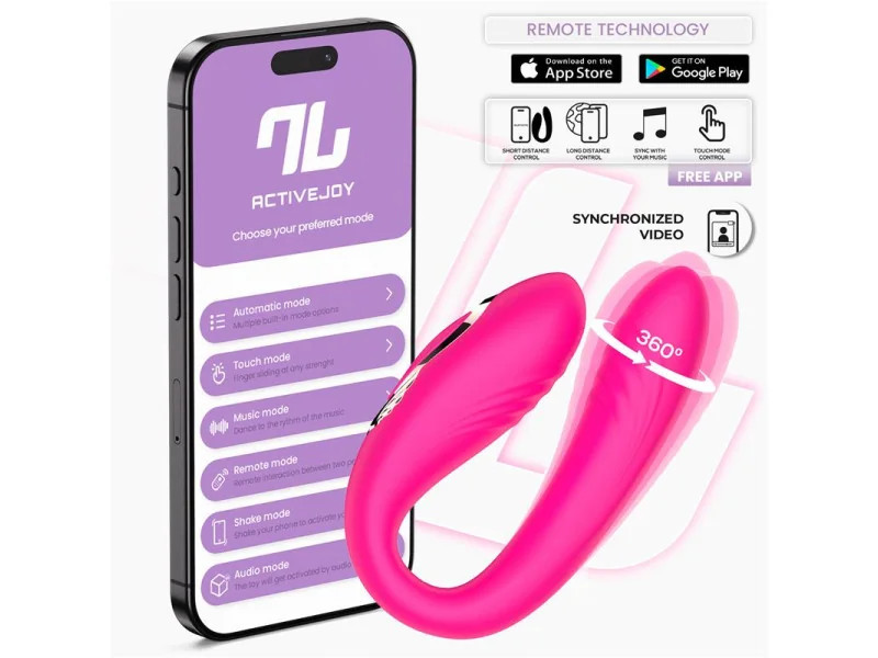 Couty Juguete para Parejas con Oscilacion 360º con APP