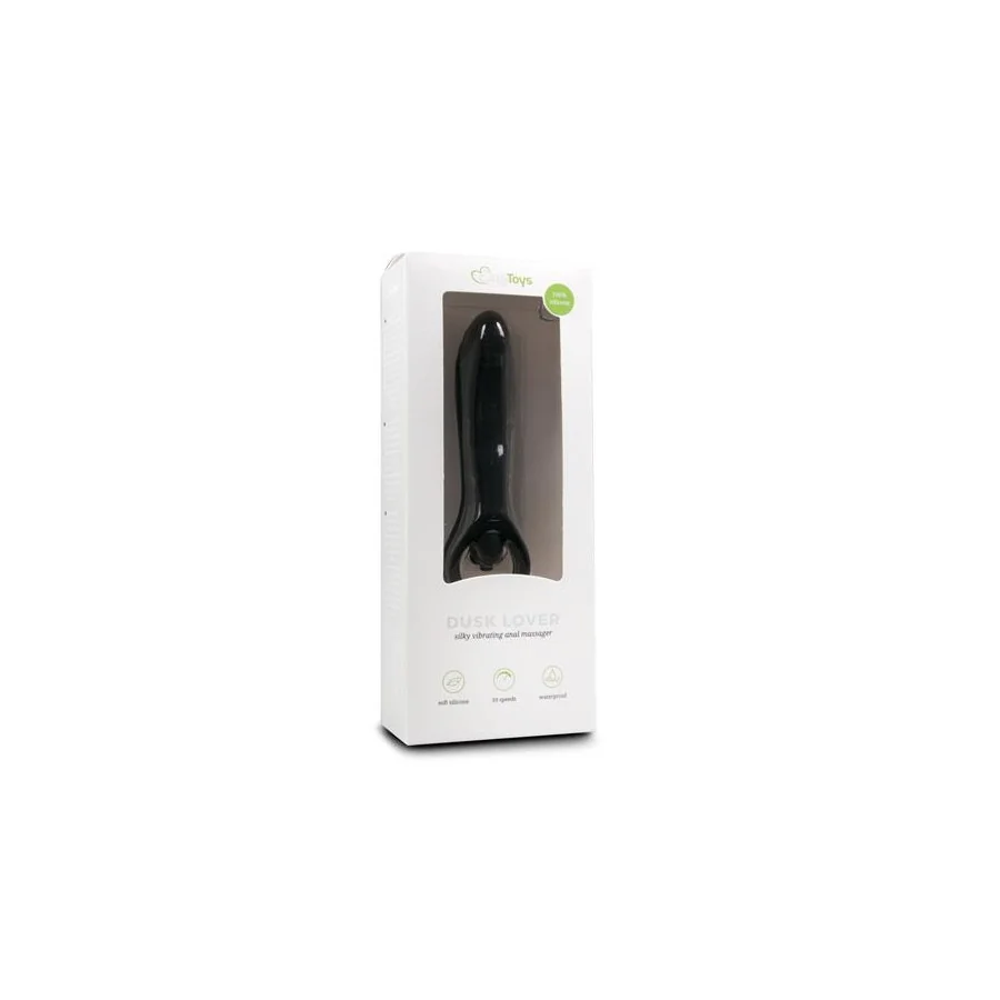 Vibrador Anal Silicona Negro