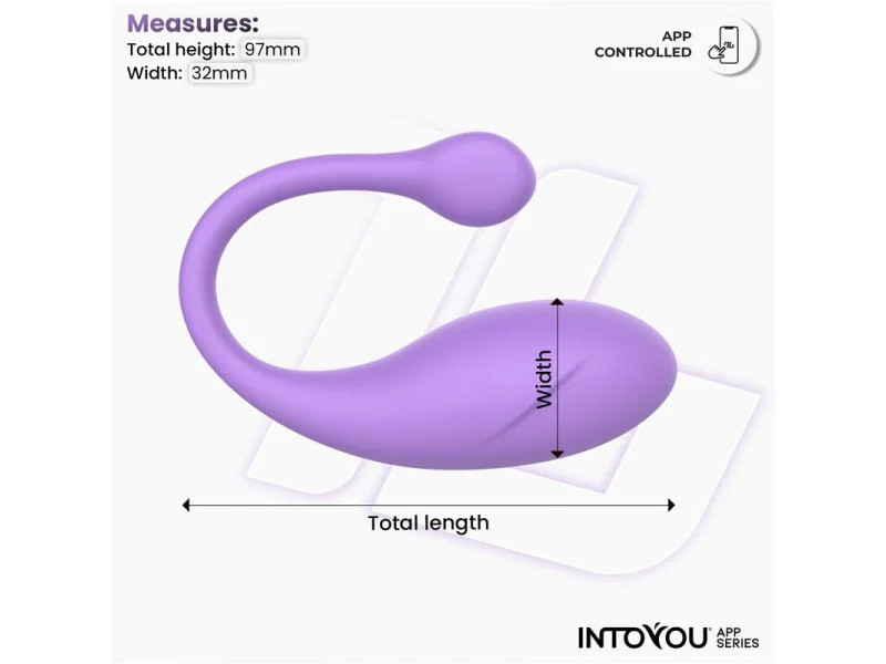 Bulby Huevo Vibrador con APP Lavanda