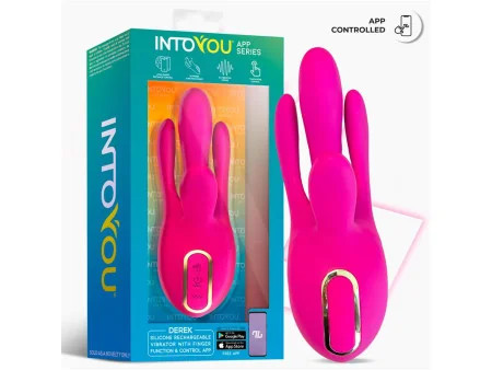 Derek Vibrador con Movimiento Finger 3 Motores y APP