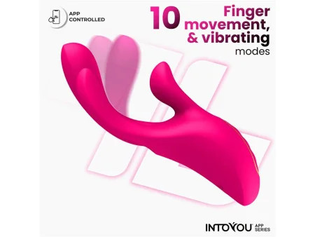 Derek Vibrador con Movimiento Finger 3 Motores y APP