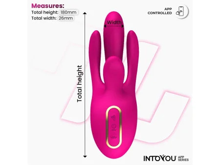 Derek Vibrador con Movimiento Finger 3 Motores y APP