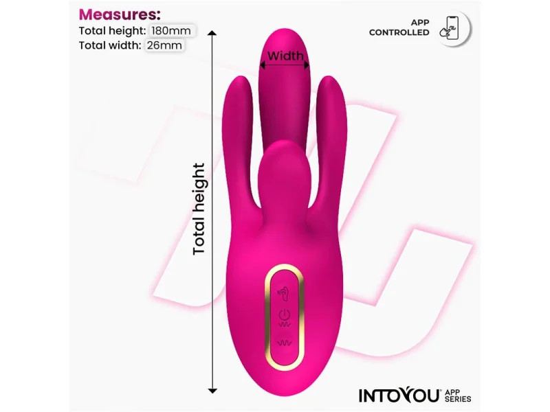Derek Vibrador con Movimiento Finger 3 Motores y APP