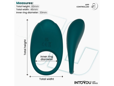 Ringo Anillo Vibrador con APP Unibody Verde