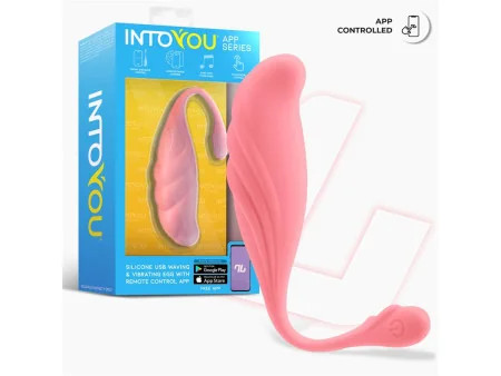 Huevo Vibrador con Movimiento Waving con APP USB