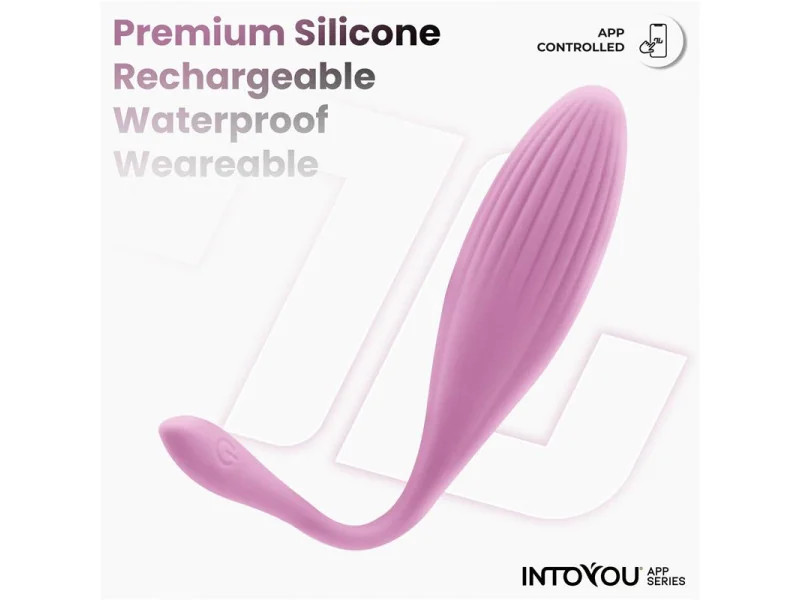 Huevo Vibrador con Bolas Internas con Rotacion y APP USB