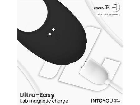 Ringo Anillo Vibrador con APP Unibody Negro