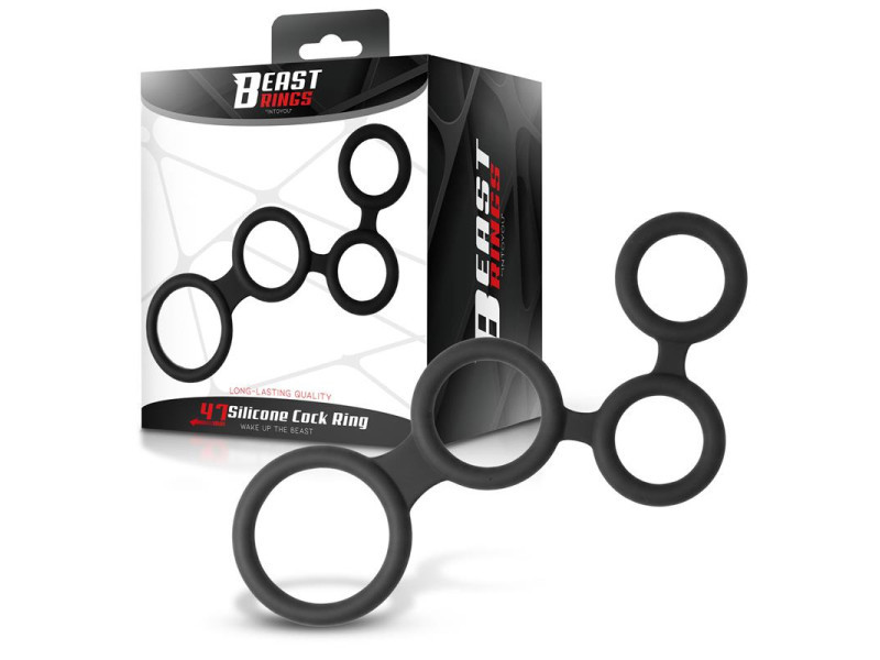 Multi Anillo para el Pene Silicona 47 mm