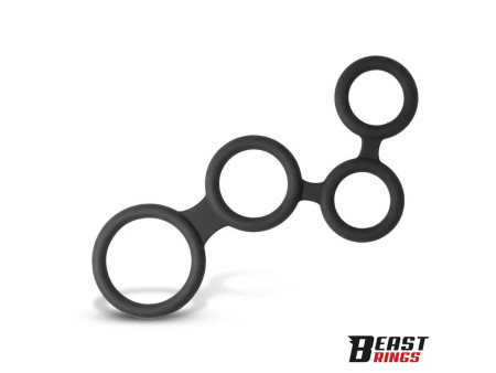 Multi Anillo para el Pene Silicona 47 mm