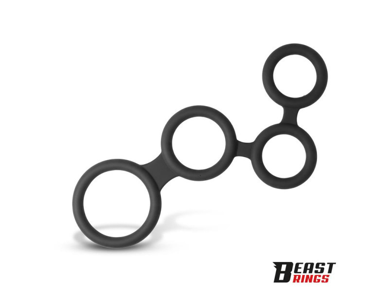 Multi Anillo para el Pene Silicona 47 mm