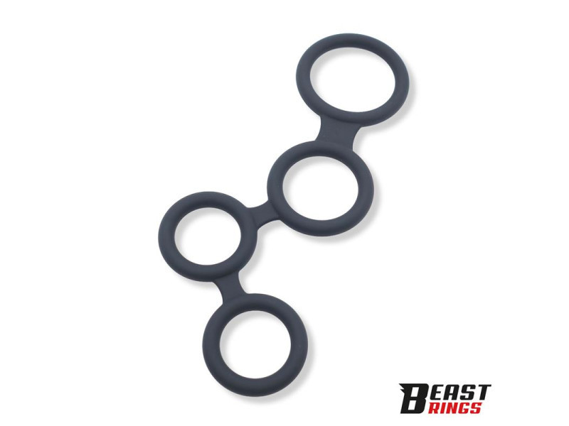 Multi Anillo para el Pene Silicona 47 mm