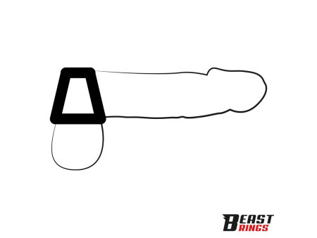 Multi Anillo para el Pene Silicona 47 mm