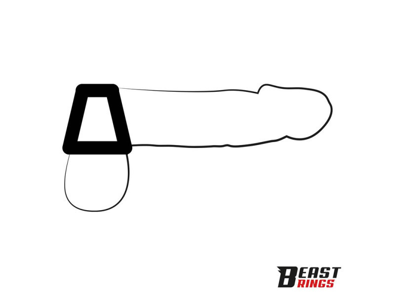 Multi Anillo para el Pene Silicona 47 mm