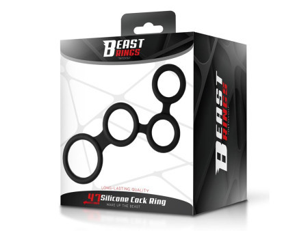 Multi Anillo para el Pene Silicona 47 mm