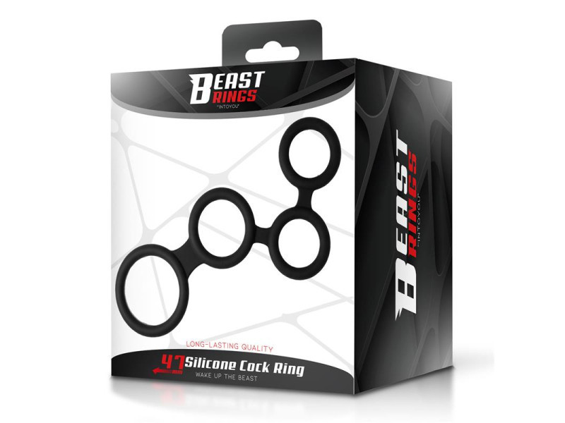 Multi Anillo para el Pene Silicona 47 mm