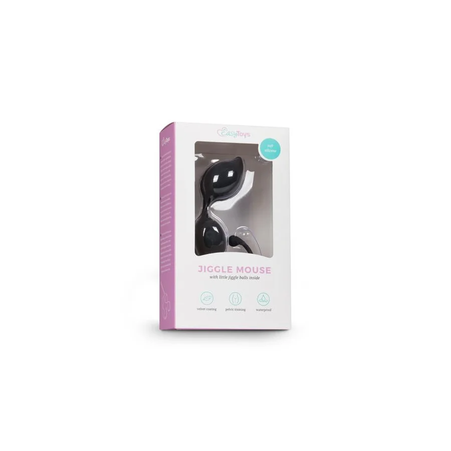 Bolas Vaginales Curvadas Silicona Negras