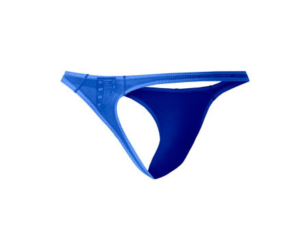 C4MSPX06 Tanga Brasileno Mesh Electric Blue