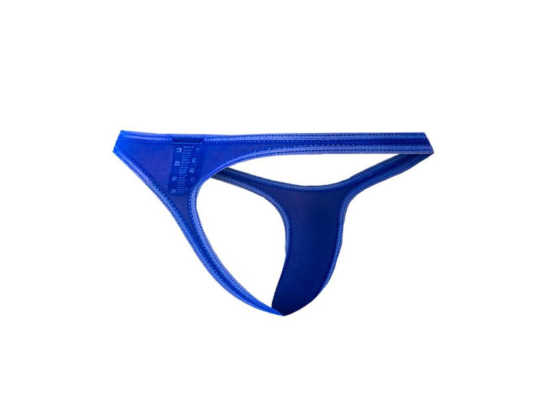 C4MSPX11 Micro Tanga Mesh Electric Blue