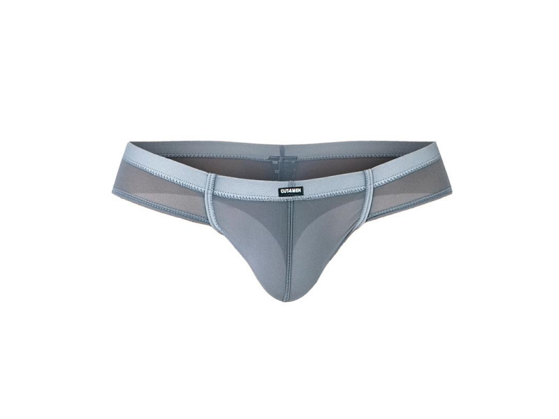 C4MSPX22 Calzoncillo Hybrid Cheeky Brief Mesh Grey