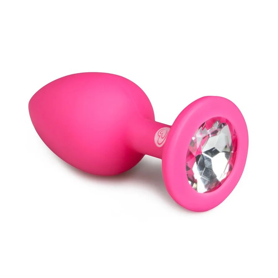 Plug Anal con Diamante Pequeno Rosa