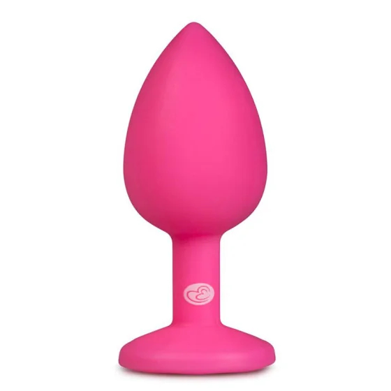 Plug Anal con Diamante Pequeno Rosa