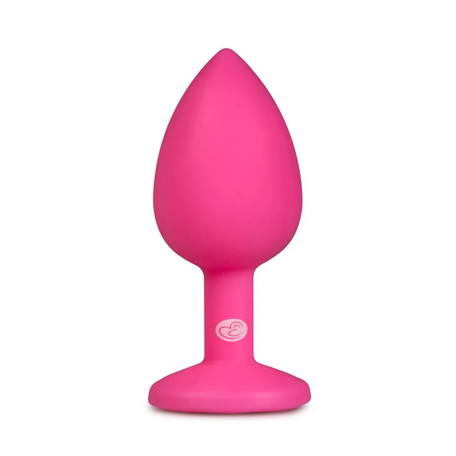 Plug Anal con Diamante Pequeno Rosa