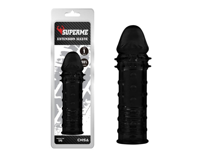 Funda para el Pene Extra Texture Negro