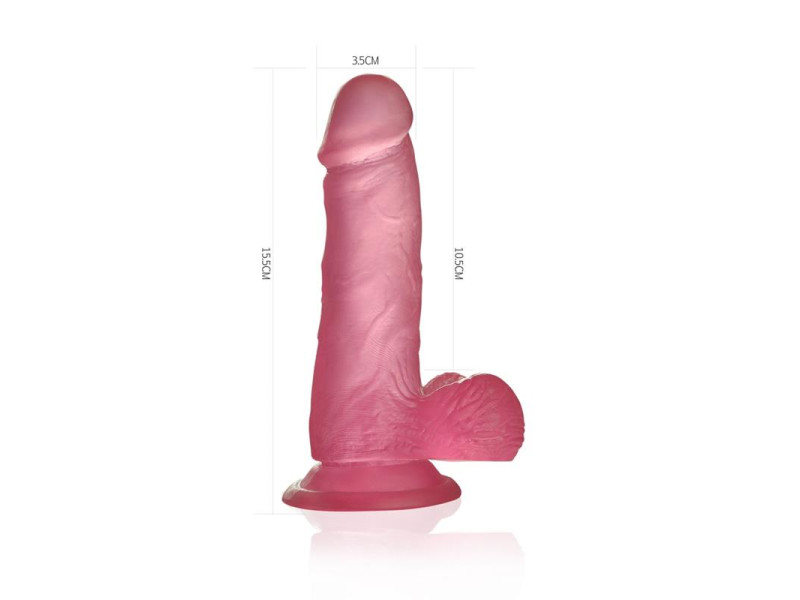 Dildo Jelly Studs 6 Rosa
