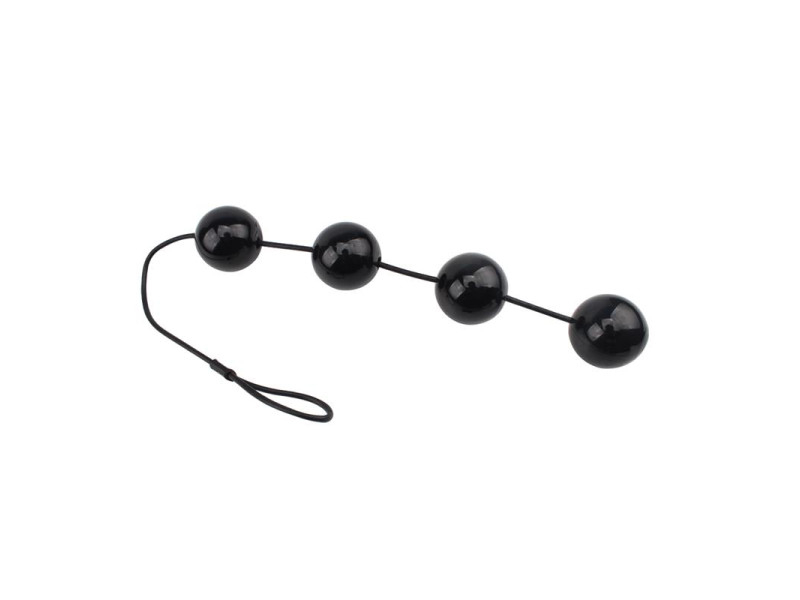 Bolas Vaginales y Anales 65 x 6 cm Negro