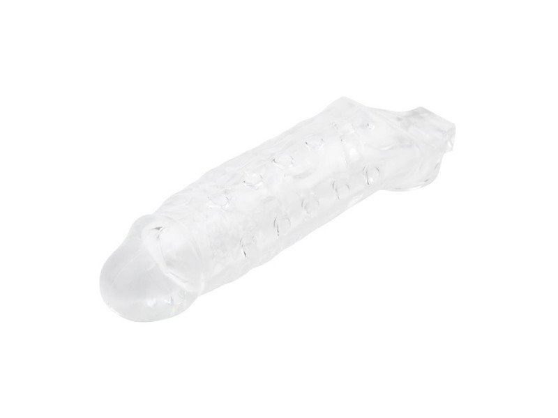 Funda para el Pene con Sujecion para Testiculos Mighty Transparente