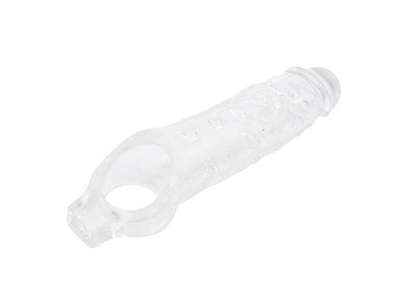 Funda para el Pene con Sujecion para Testiculos Mighty Transparente