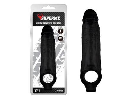 Funda para el Pene con Sujecion para los Testiculos Mighty Negro