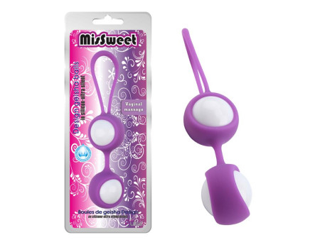 Bolas Geisha MisSweet 177 cm Silicona Purpura