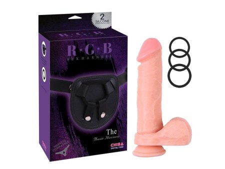 Arnes con Dildo Kyle Korver 21 cm Natural