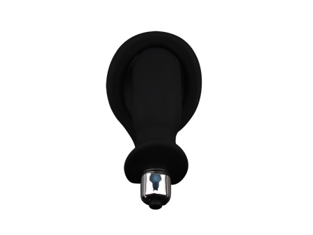 Anillo para el Pene con Plug Anal Negro Anillo para el Pene con Plug Anal Negro