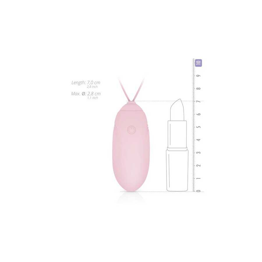 Huevo Vibrador Control Remoto USB Rosa