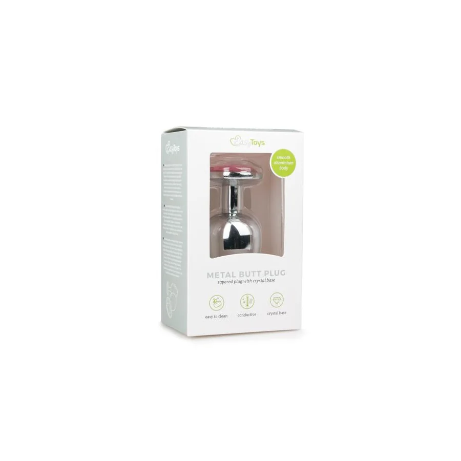 Plug Anal con Cristal Rosa No 6
