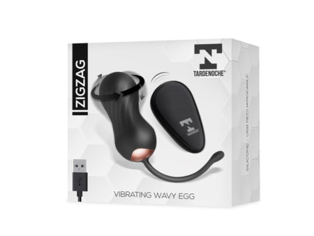 Zigzag Huevo Zigzageante y Vibrador con Control Remoto