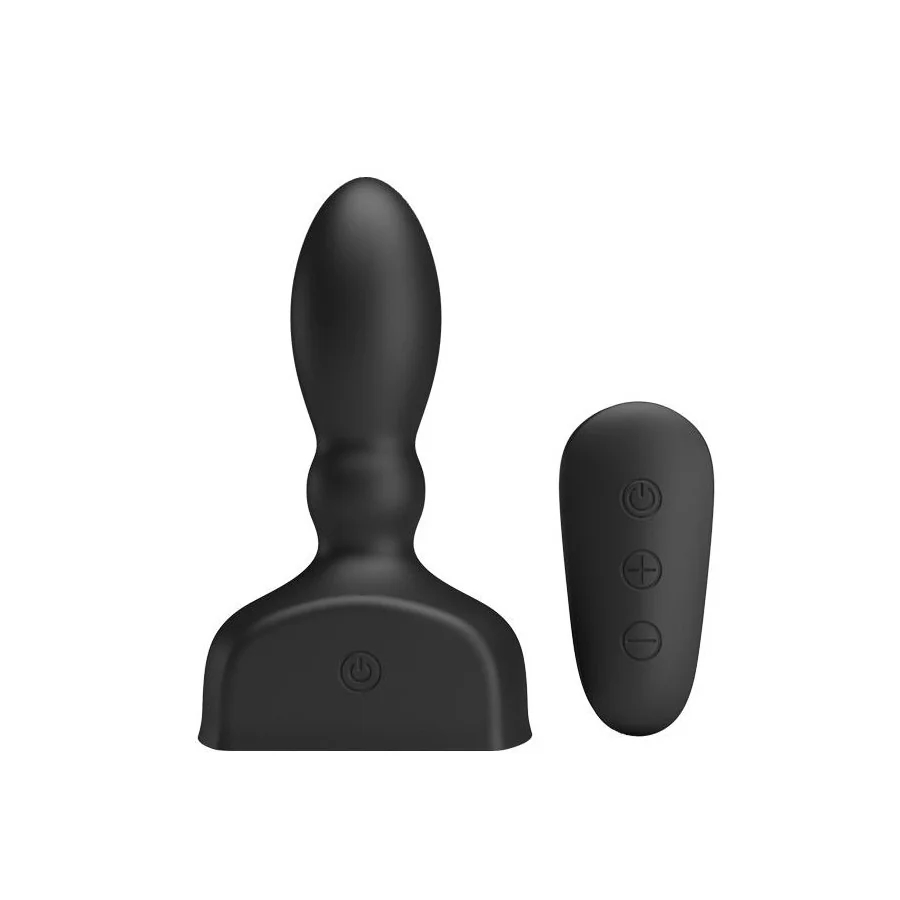 Estimulador Anal Harriet Inflable USB Silicone Negro