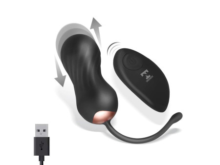 Shove Huevo con Movimiento Thrusting y Vibrador con Control Remoto