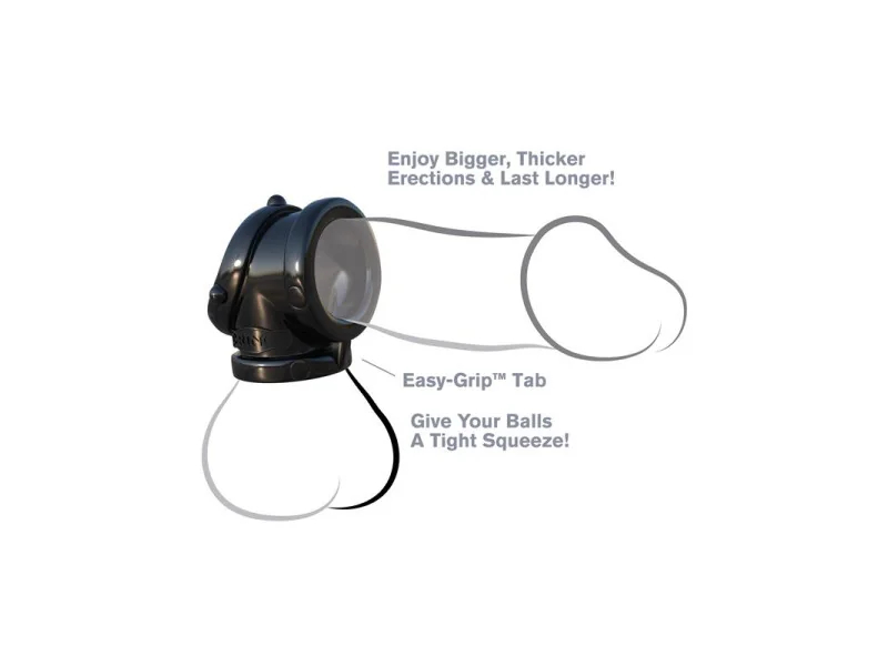 Fantasy C Ringz Anillo Pesado Cock Pipe Negro