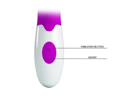 Vibrador Arthur con Movimiento Finger Purpura Vibrador Arthur con Movimiento Finger Purpura