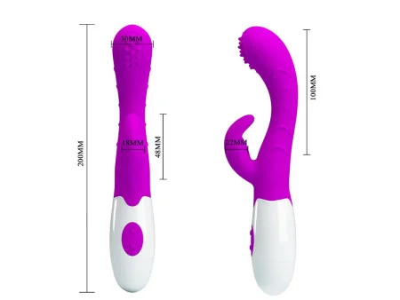 Vibrador Arthur con Movimiento Finger Purpura Vibrador Arthur con Movimiento Finger Purpura