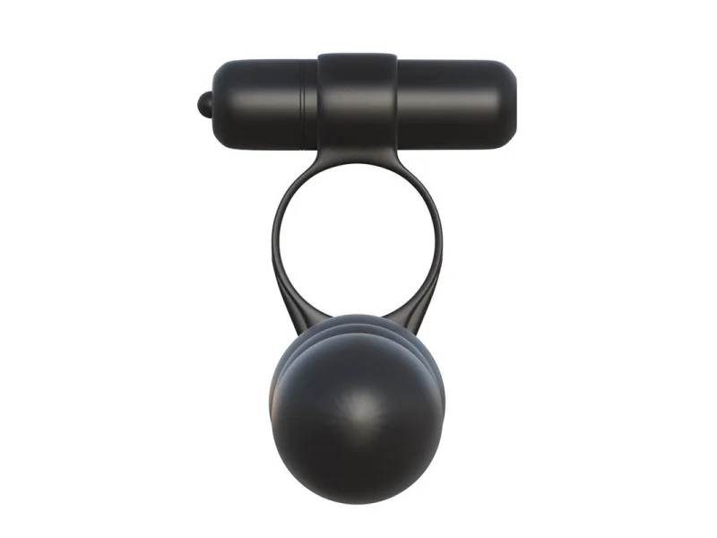 Fantasy C Ringz Anillo Doble Penetrador Flexible Negro