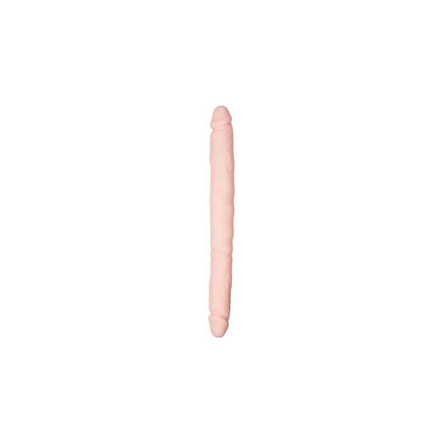 Dildo Doble Flexible Silicona Natural 40 cm