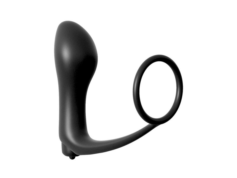 Plug Anal con Vibracion Negro
