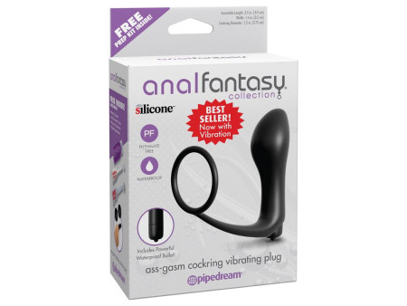 Plug Anal con Vibracion Negro