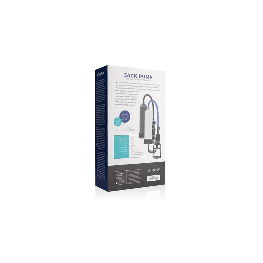 Bomba para Pene Finger Grip Transparente
