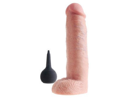 Dildo Reaslista con Testiculos con Eyaculacion 10