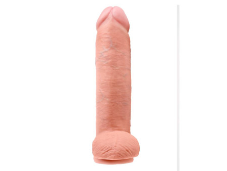 King Cock Pene con Testiculos de 12 Color Natural